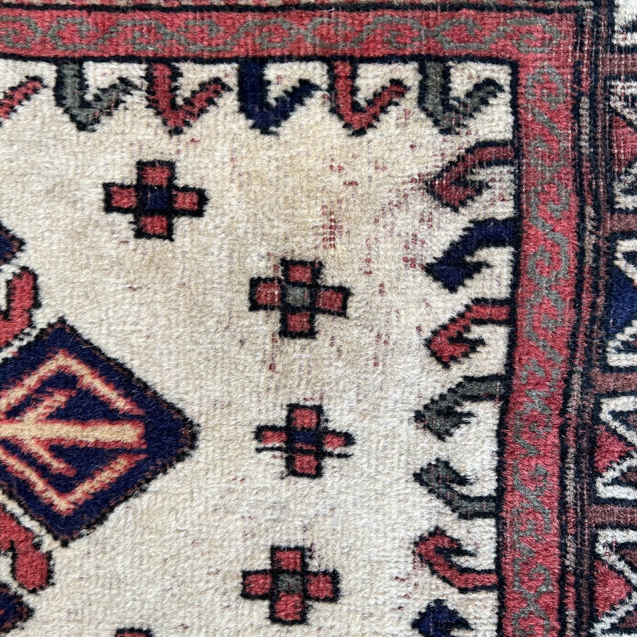 Fachralo Kazak Wool Area Rug