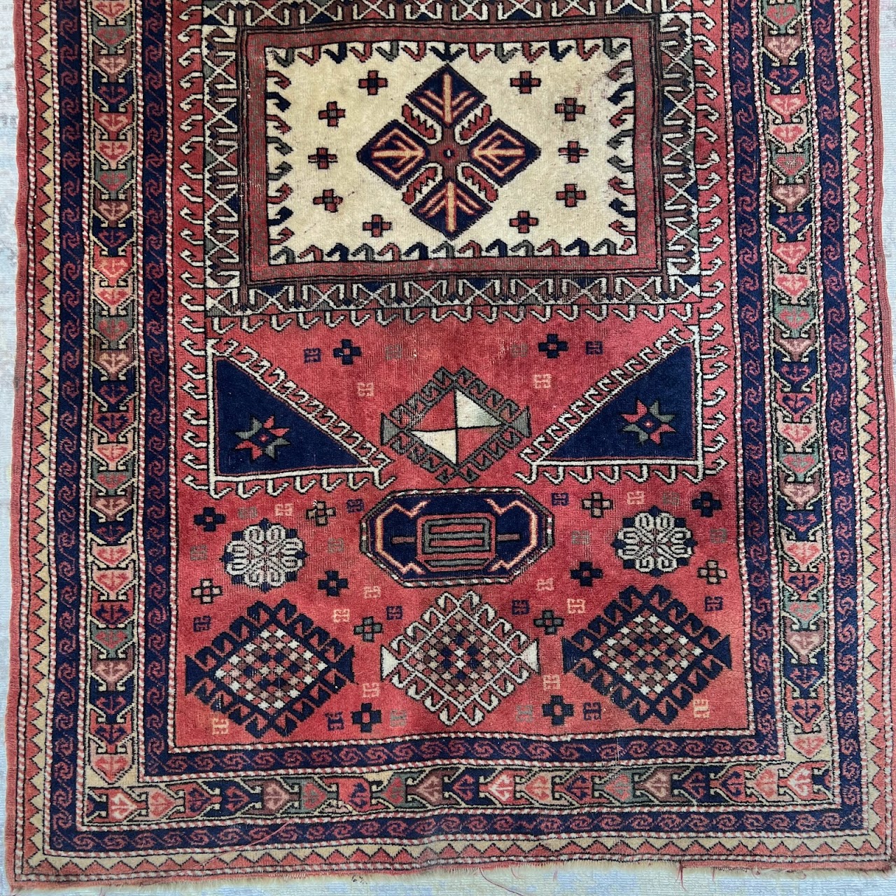 Fachralo Kazak Wool Area Rug