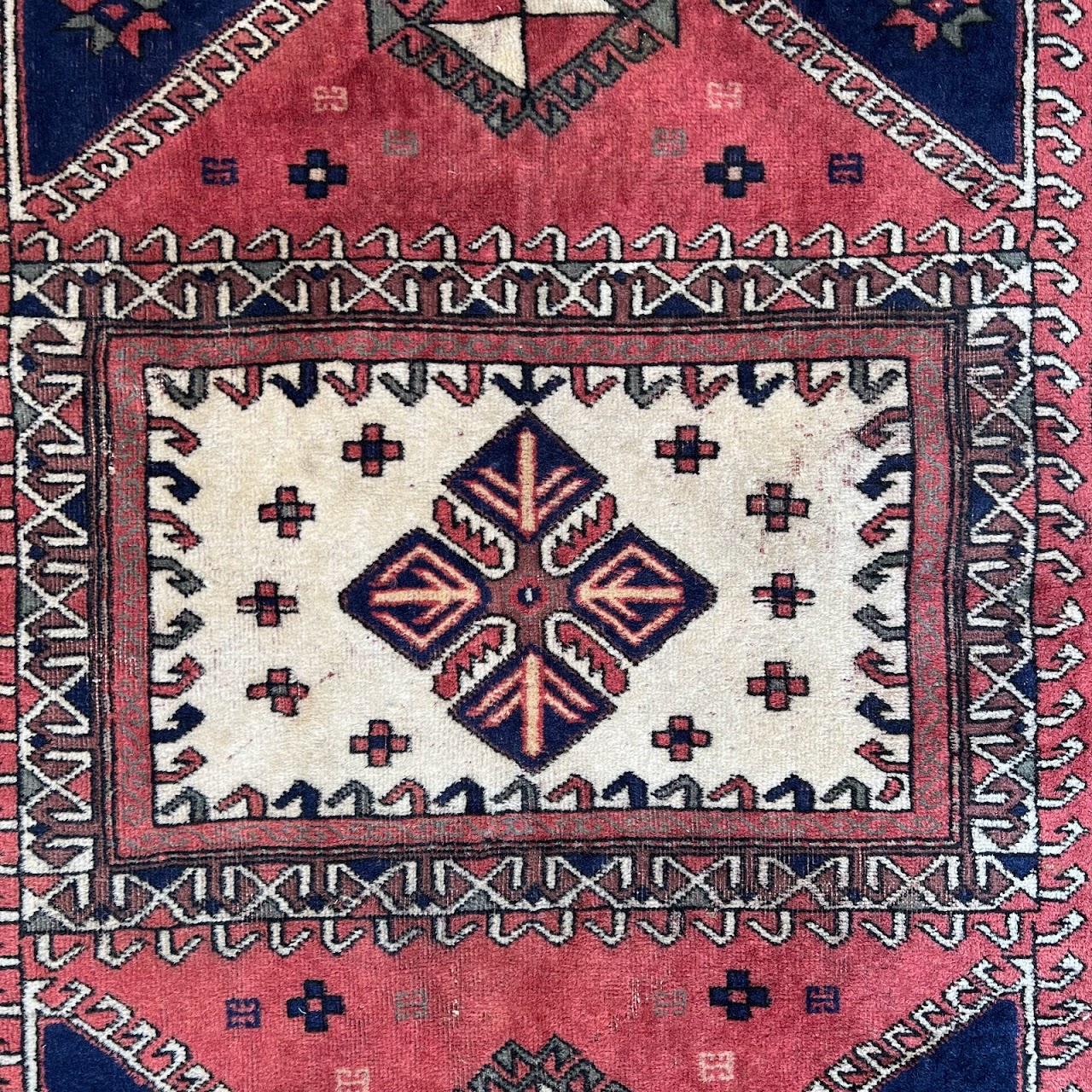 Fachralo Kazak Wool Area Rug