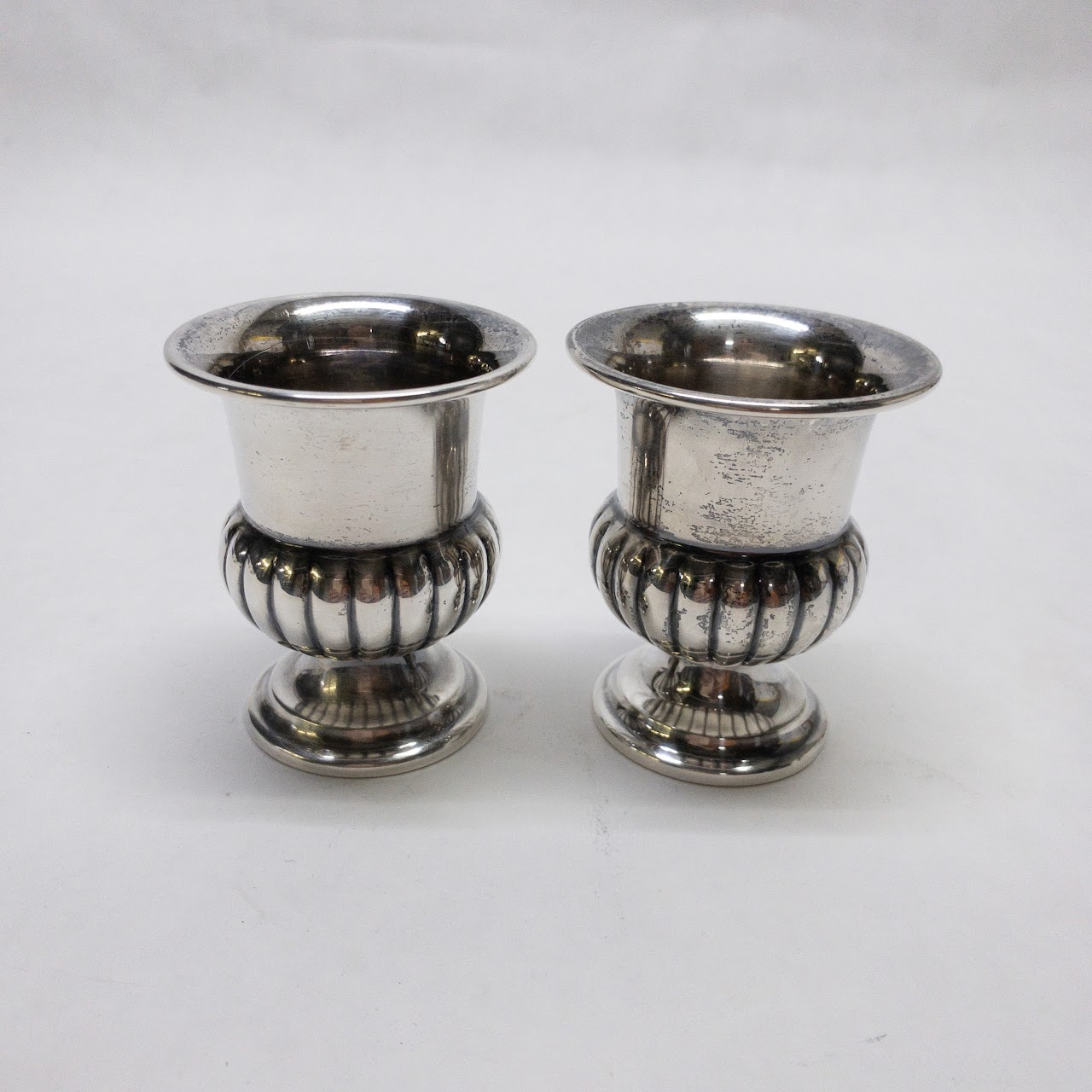 Sterling Silver Toothpick Holder Pair