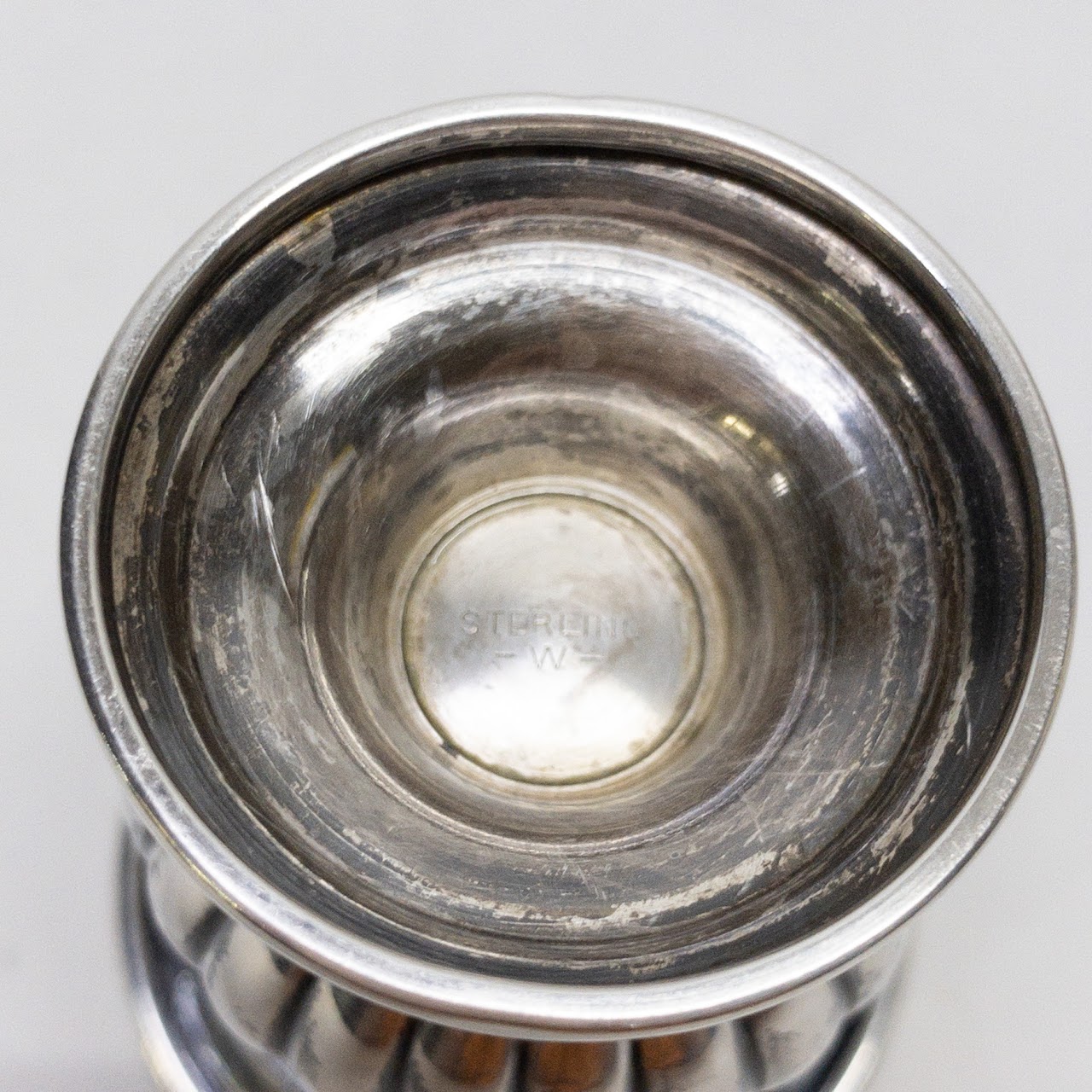 Sterling Silver Toothpick Holder Pair