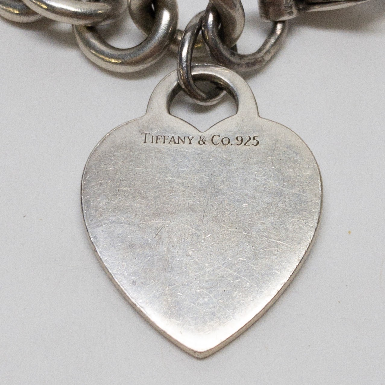 Tiffany & Co. Sterling Silver Heart Tag Bracelet