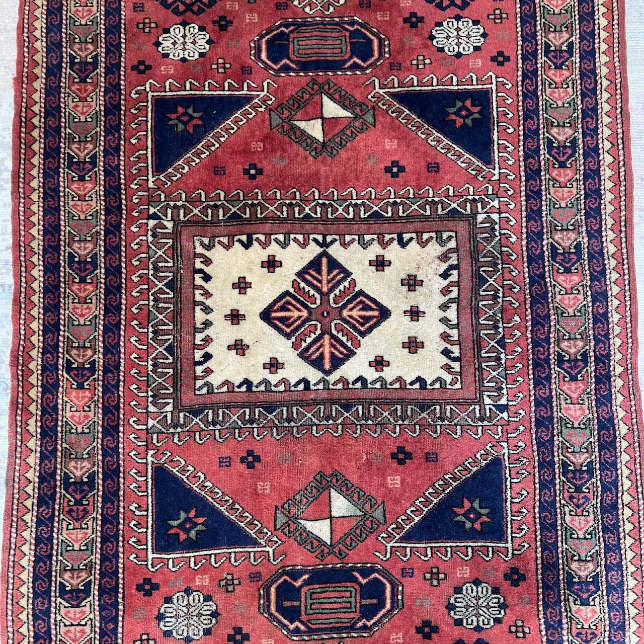 Fachralo Kazak Wool Area Rug