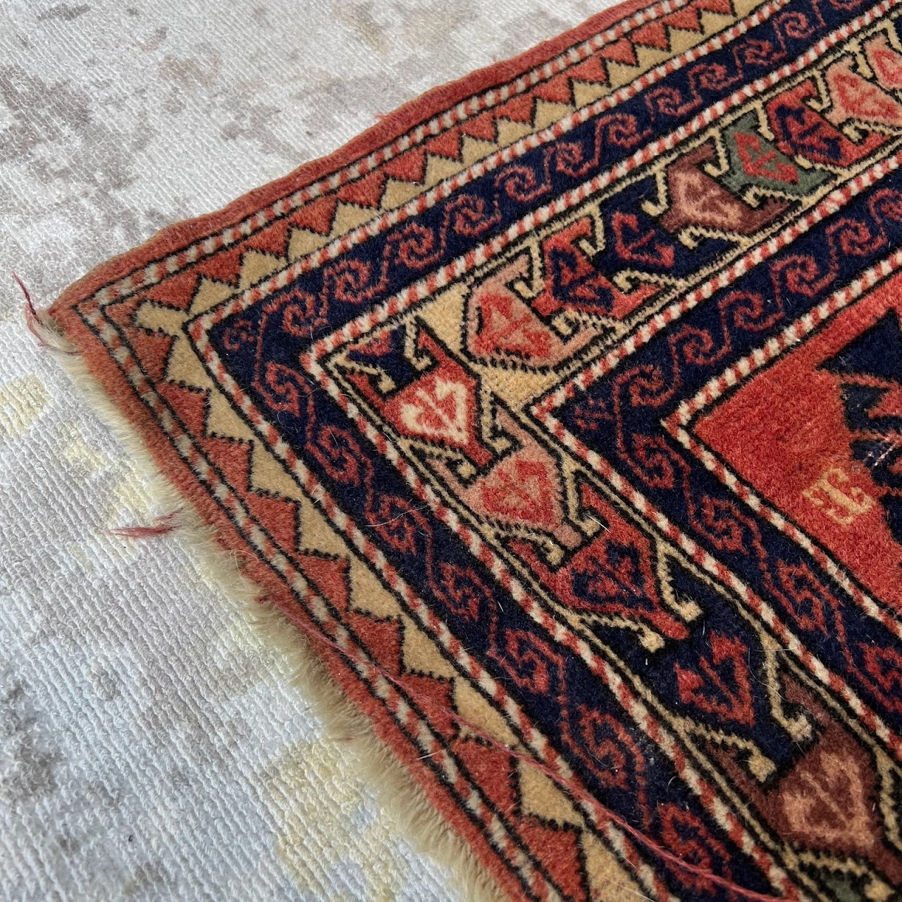 Fachralo Kazak Wool Area Rug