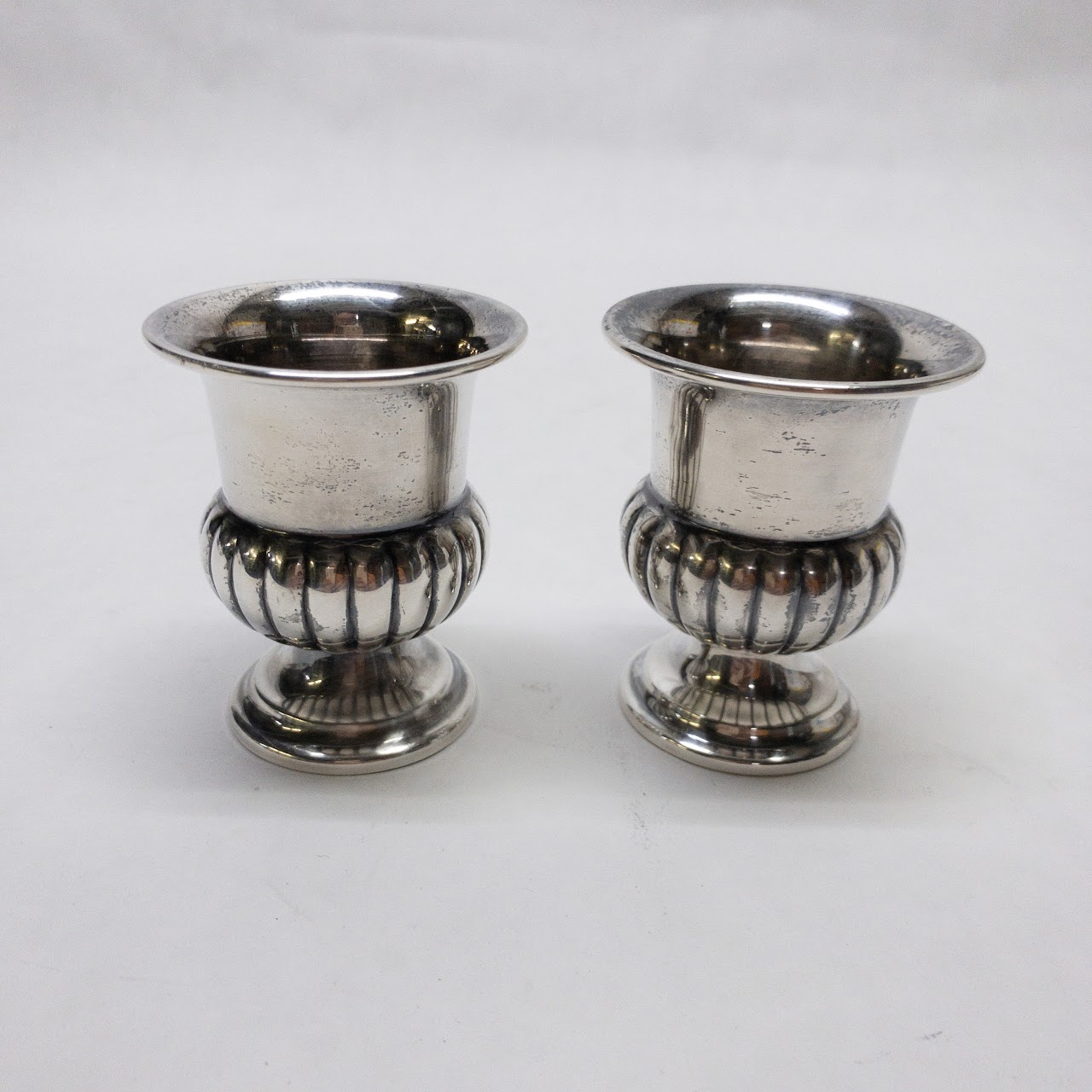 Sterling Silver Toothpick Holder Pair