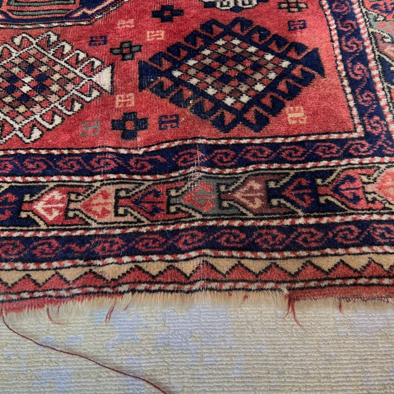 Fachralo Kazak Wool Area Rug