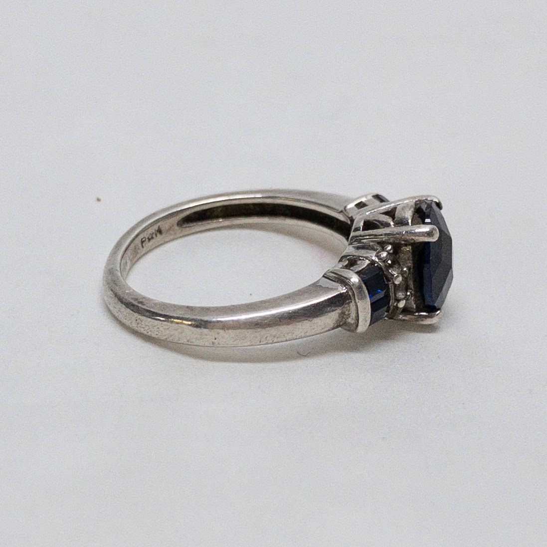 Sterling Silver & Sapphire Ring