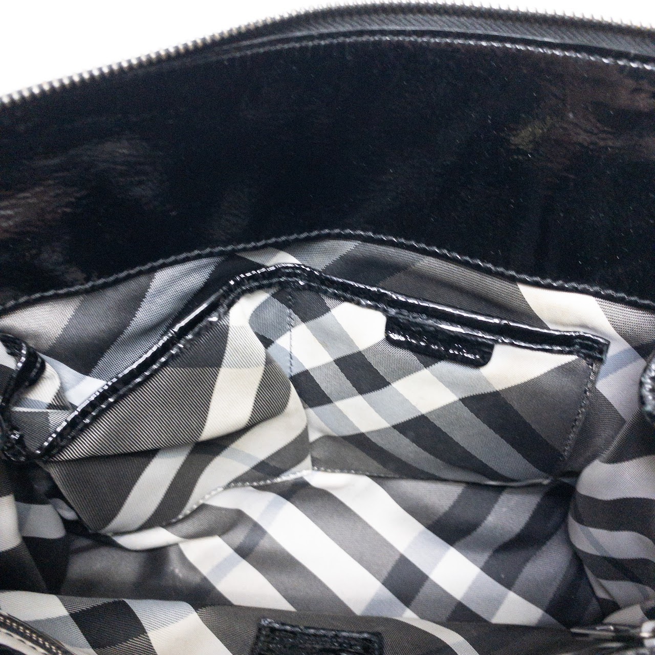 Burberry Patent Leather Satchel