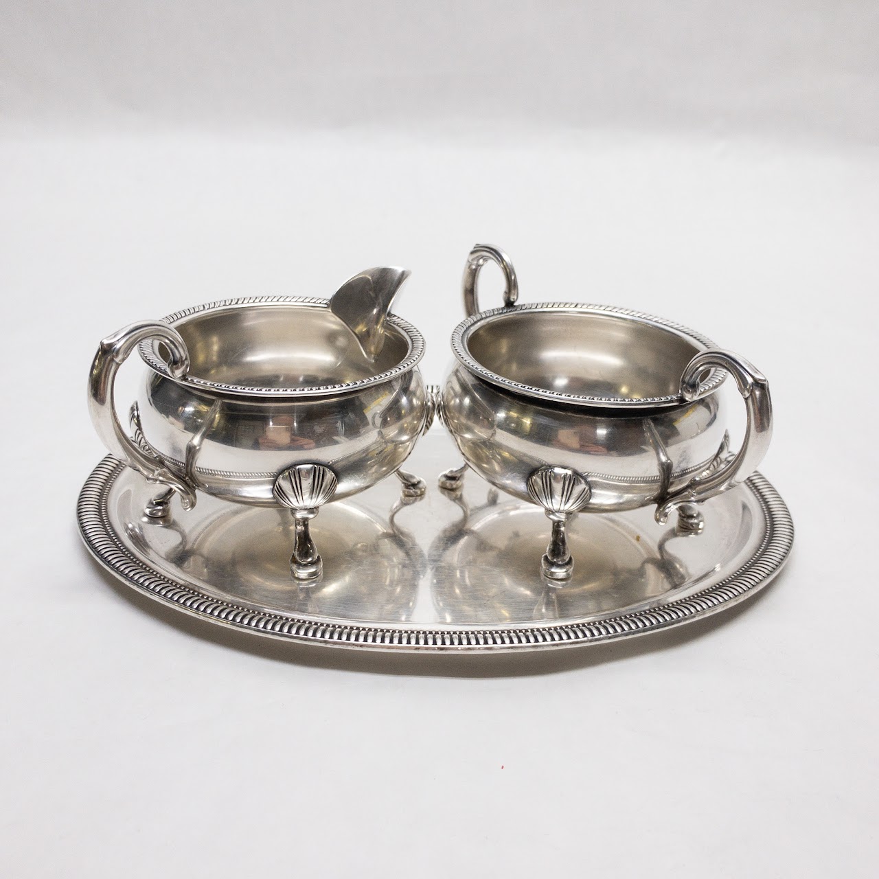 Sterling Silver Sugar & Creamer Set