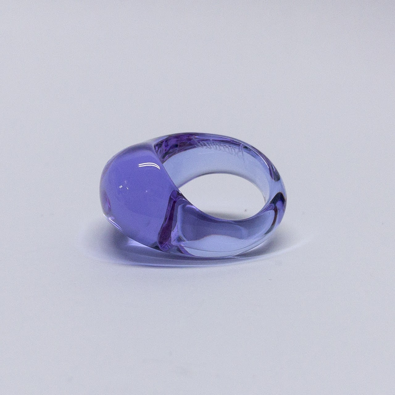 Baccarat Purple Crystal Ring