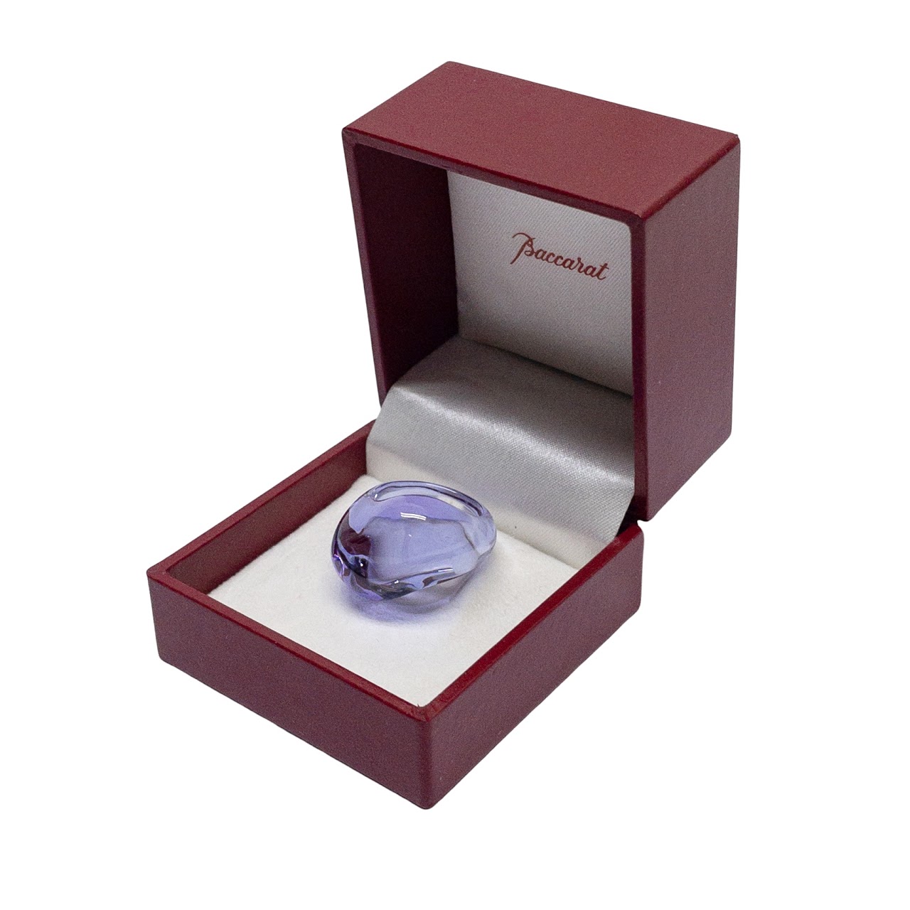 Baccarat Purple Crystal Ring