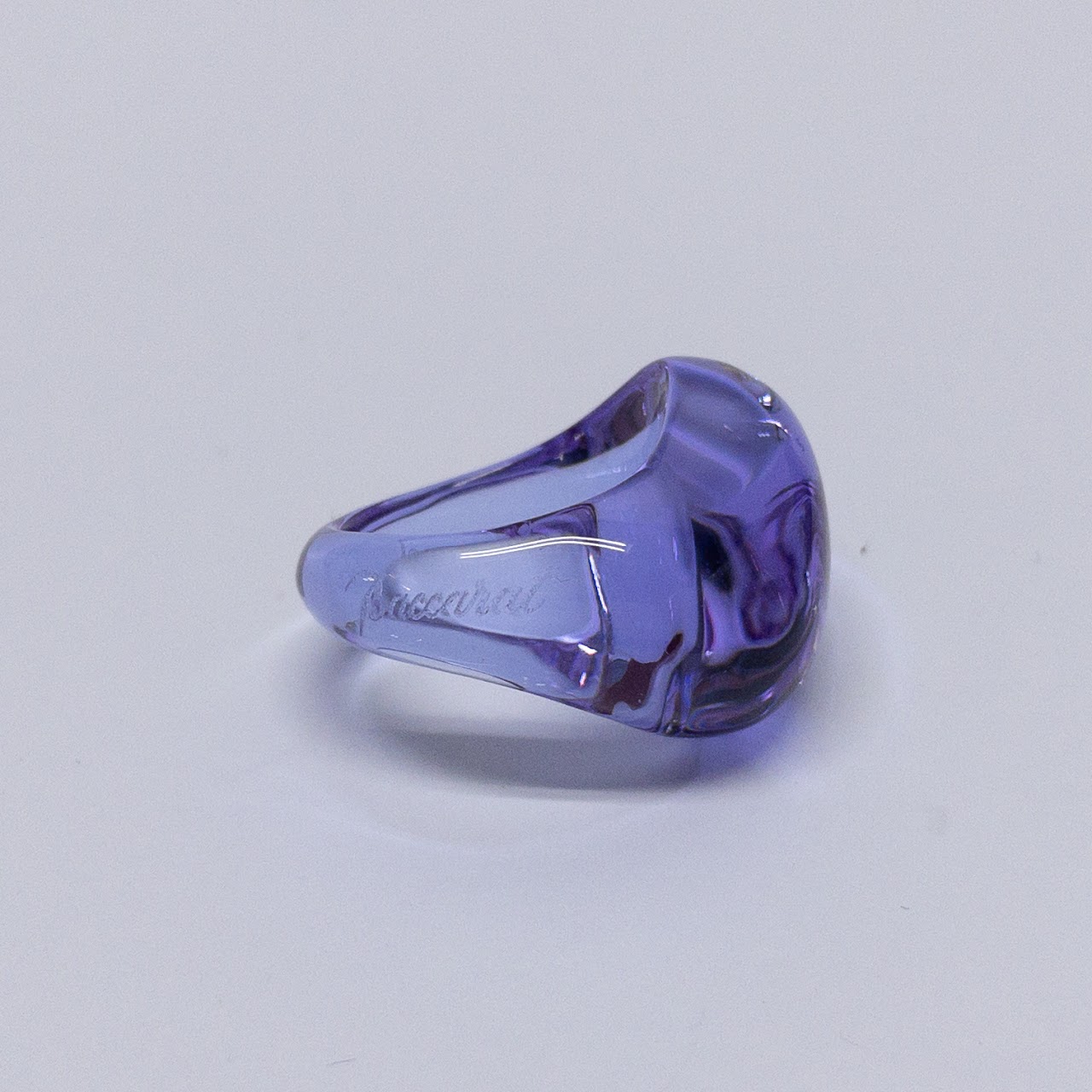 Baccarat Purple Crystal Ring