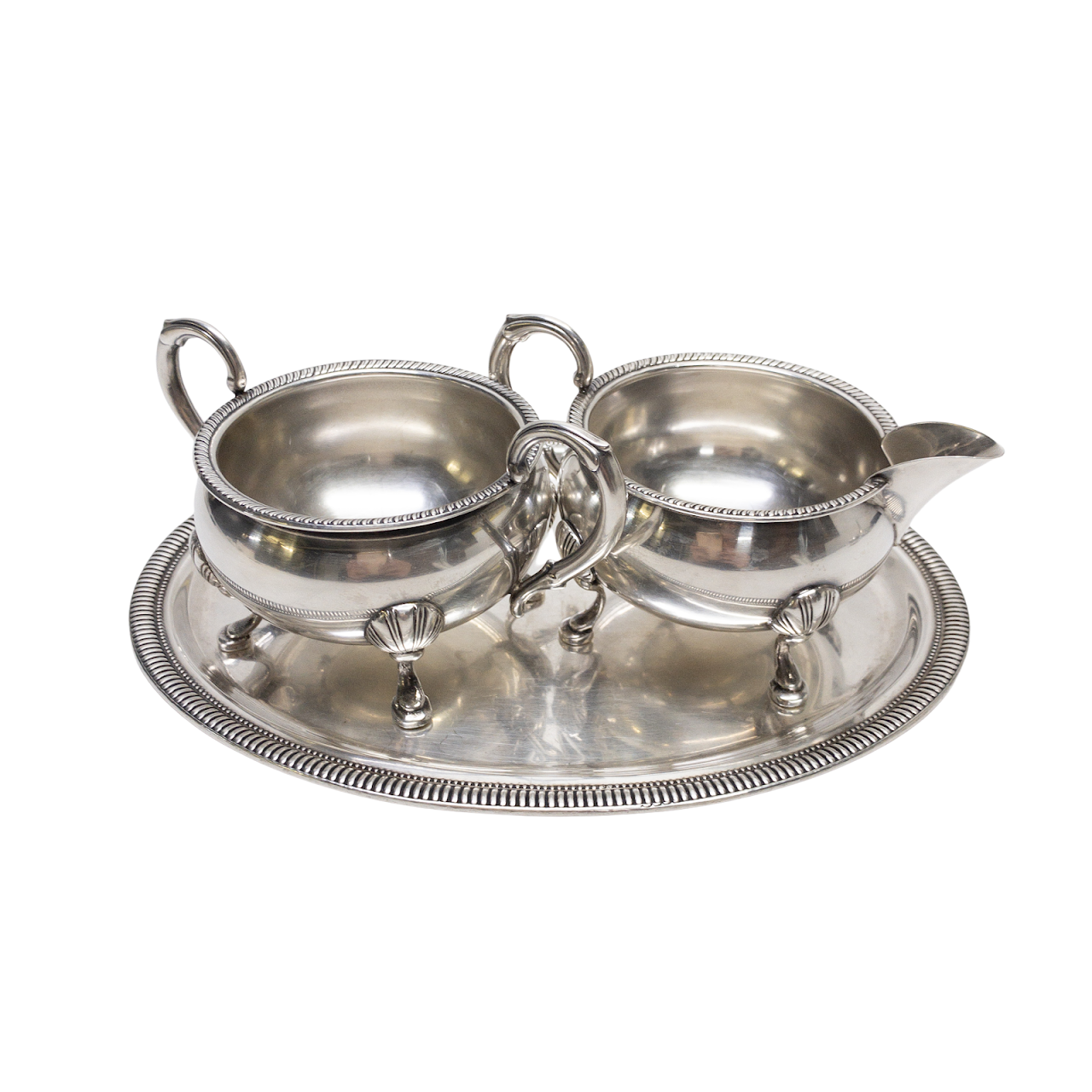 Sterling Silver Sugar Creamer Set