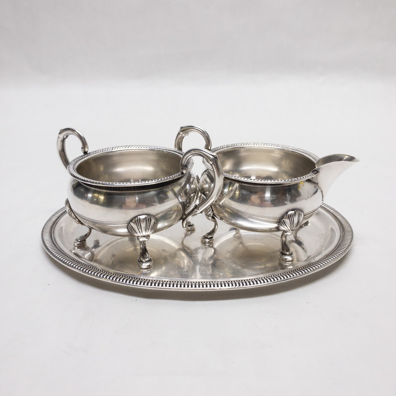 Sterling Silver Sugar & Creamer Set