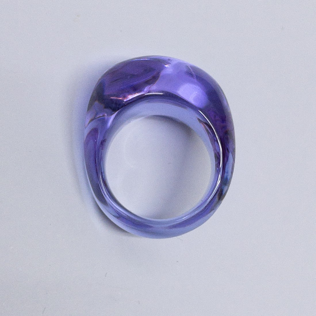 Baccarat Purple Crystal Ring