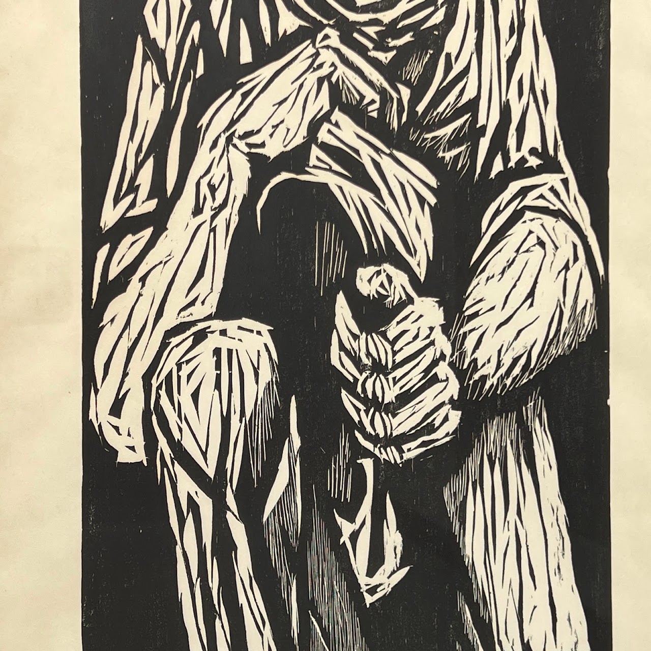 Joyce Hunsaker Signed Woodcut