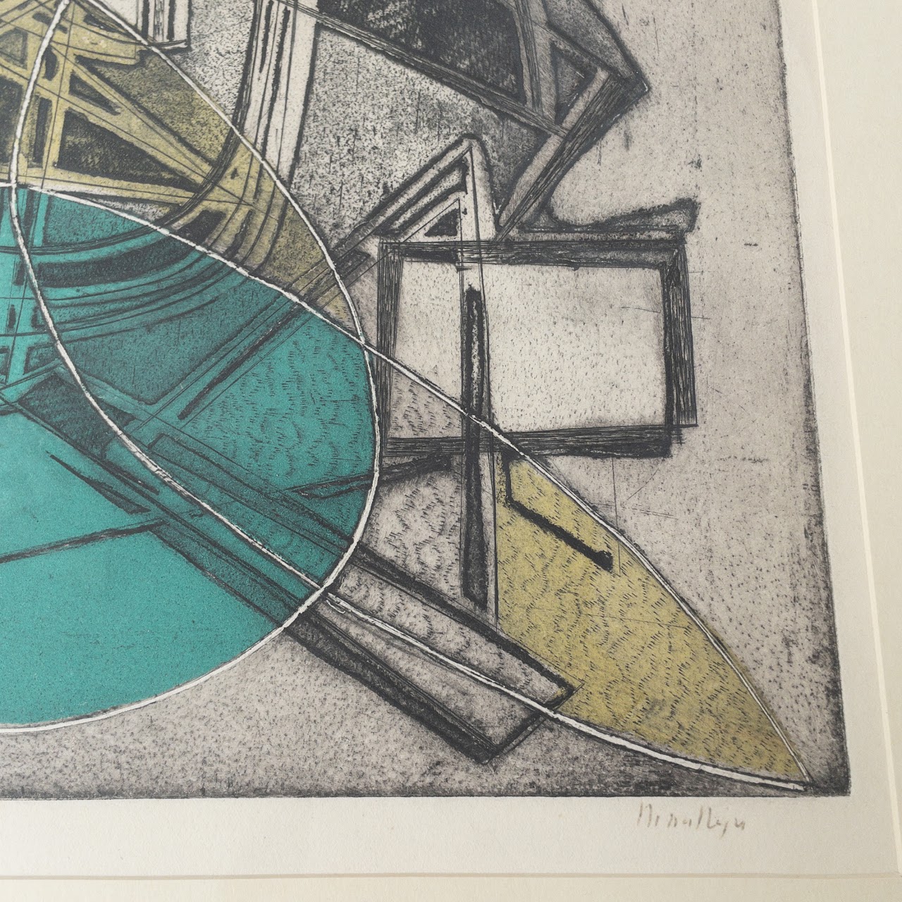 Nina Negri Signed Etching & Aquatint