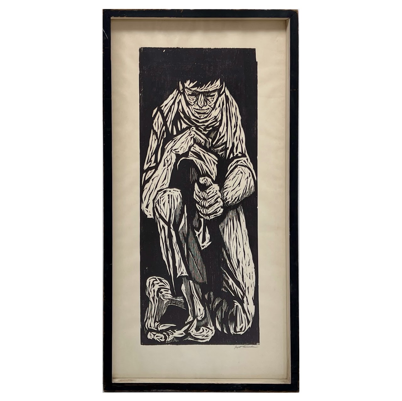 Joyce Hunsaker Signed Woodcut