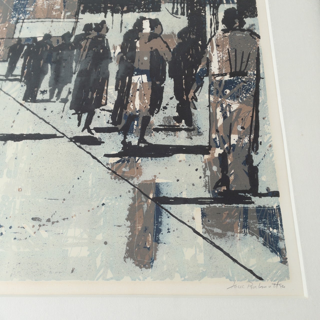 Jack Perlmutter Signed 'Promenade' Lithograph