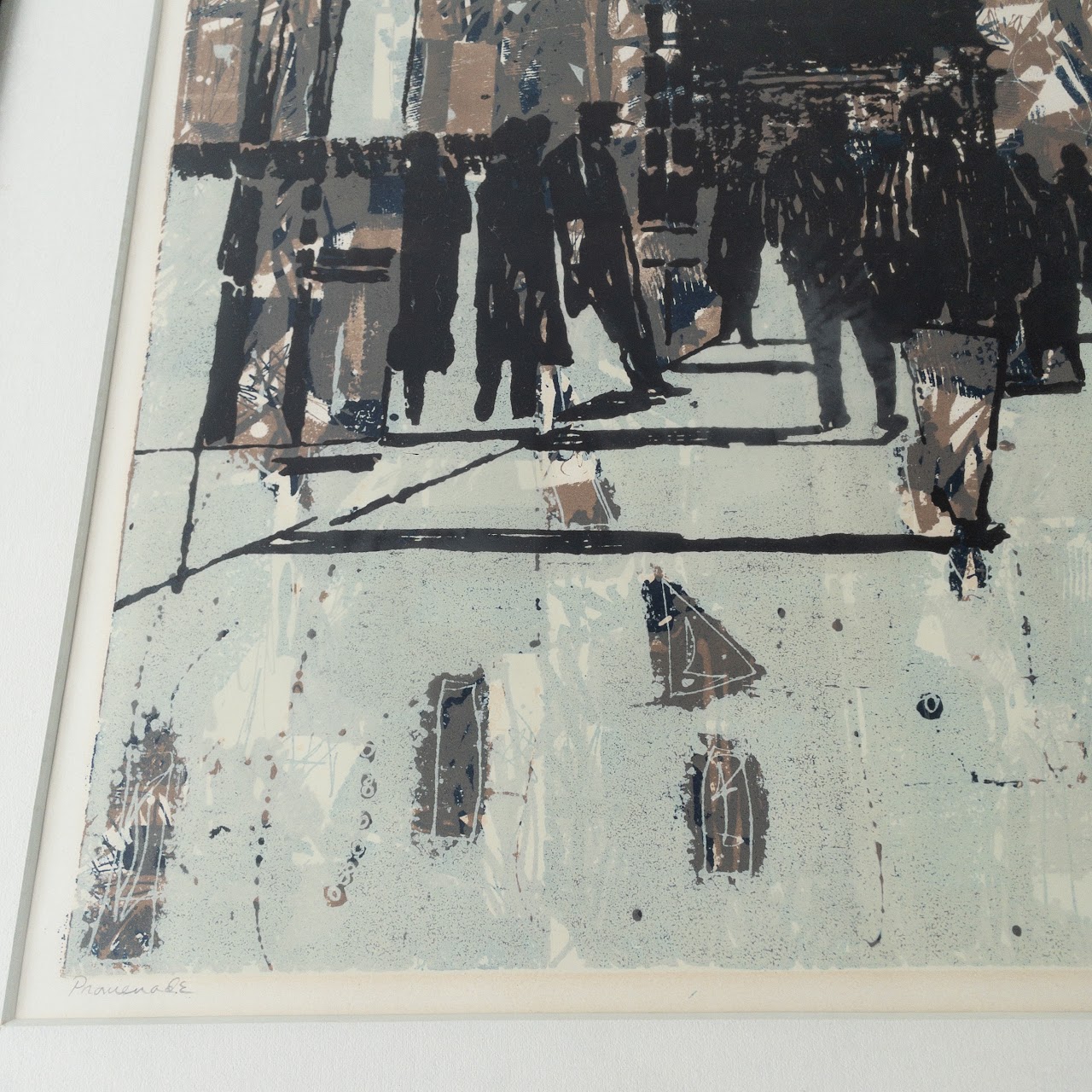 Jack Perlmutter Signed 'Promenade' Lithograph