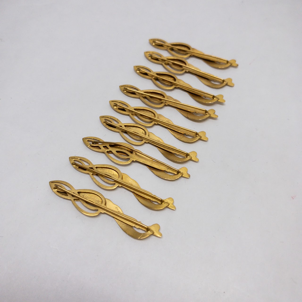 14K Gold Daughters of the American Revolution Ancestor Pin Set With Sash