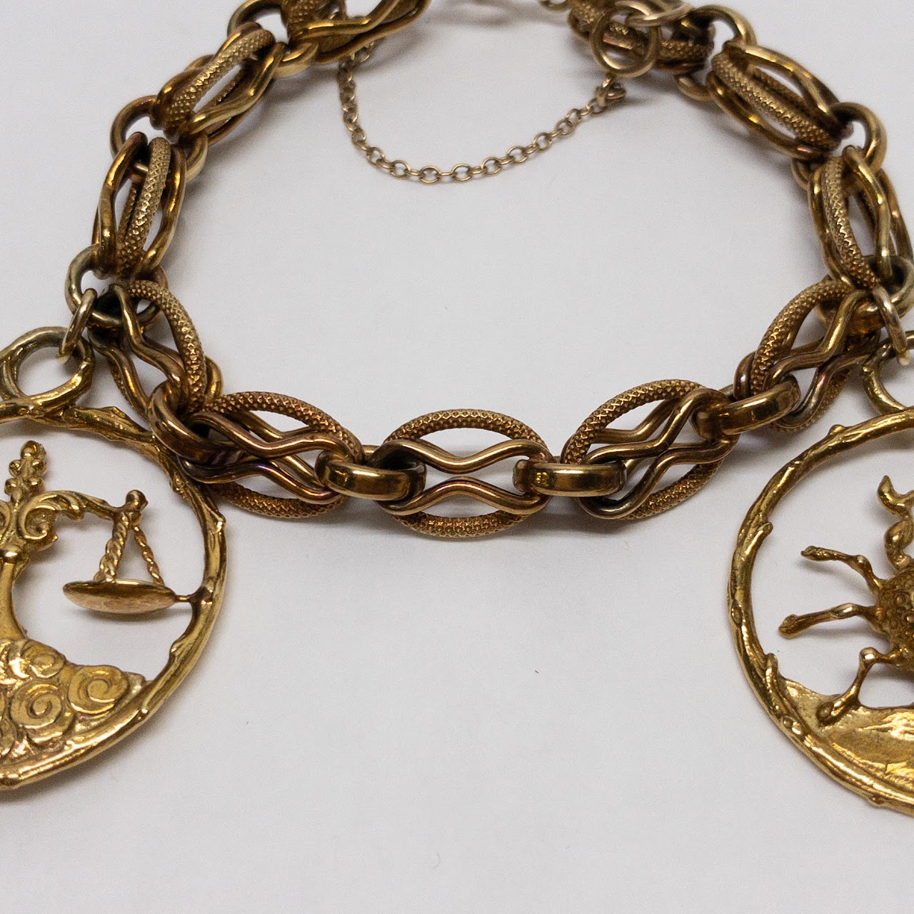 14K & 18K Gold Zodiac Charm Bracelet