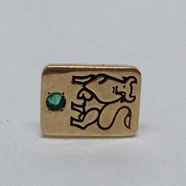 14K Gold Taurus Horoscope Pin