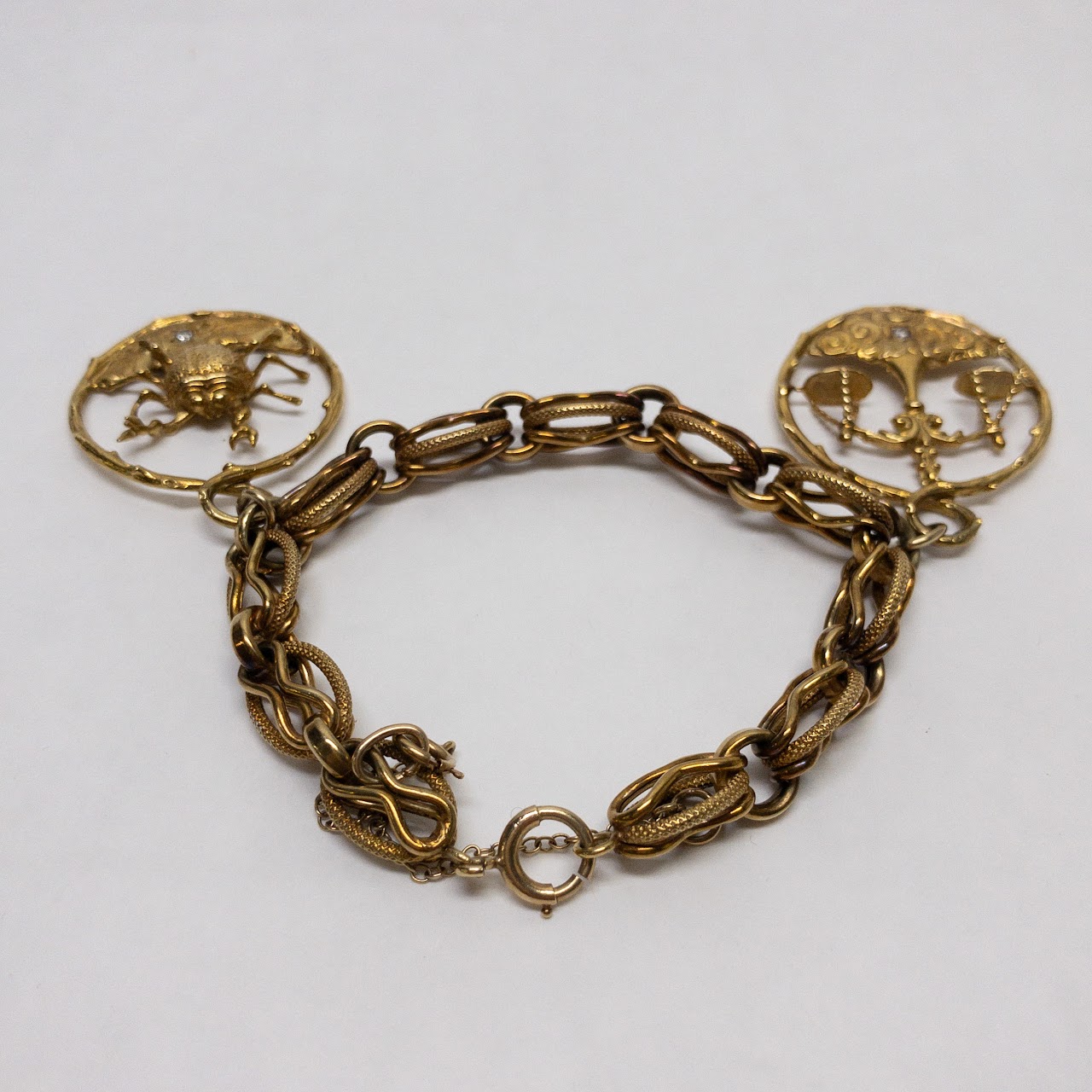 14K & 18K Gold Zodiac Charm Bracelet