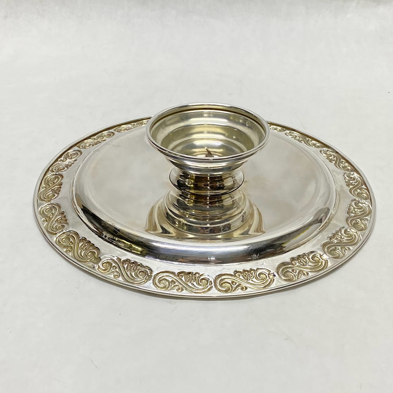 Sterling Silver Footed Pedestal Cake Stand