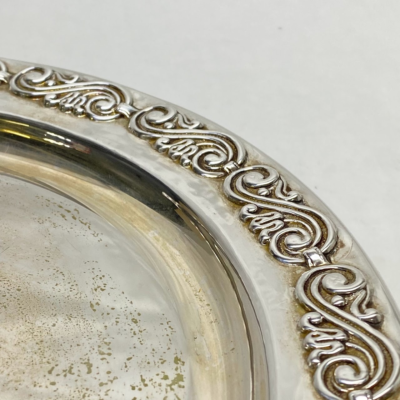 Sterling Silver Footed Pedestal Cake Stand