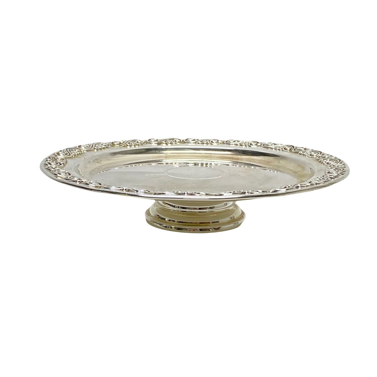 Sterling Silver Footed Pedestal Cake Stand