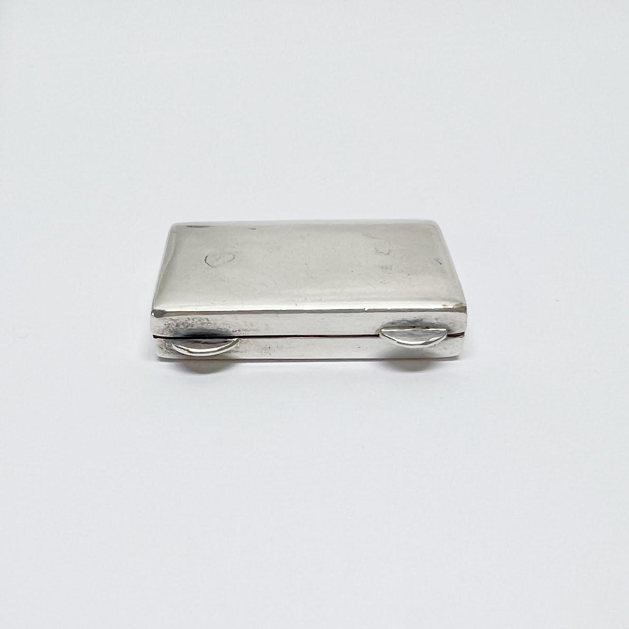 Sterling Silver Compact Pill Box