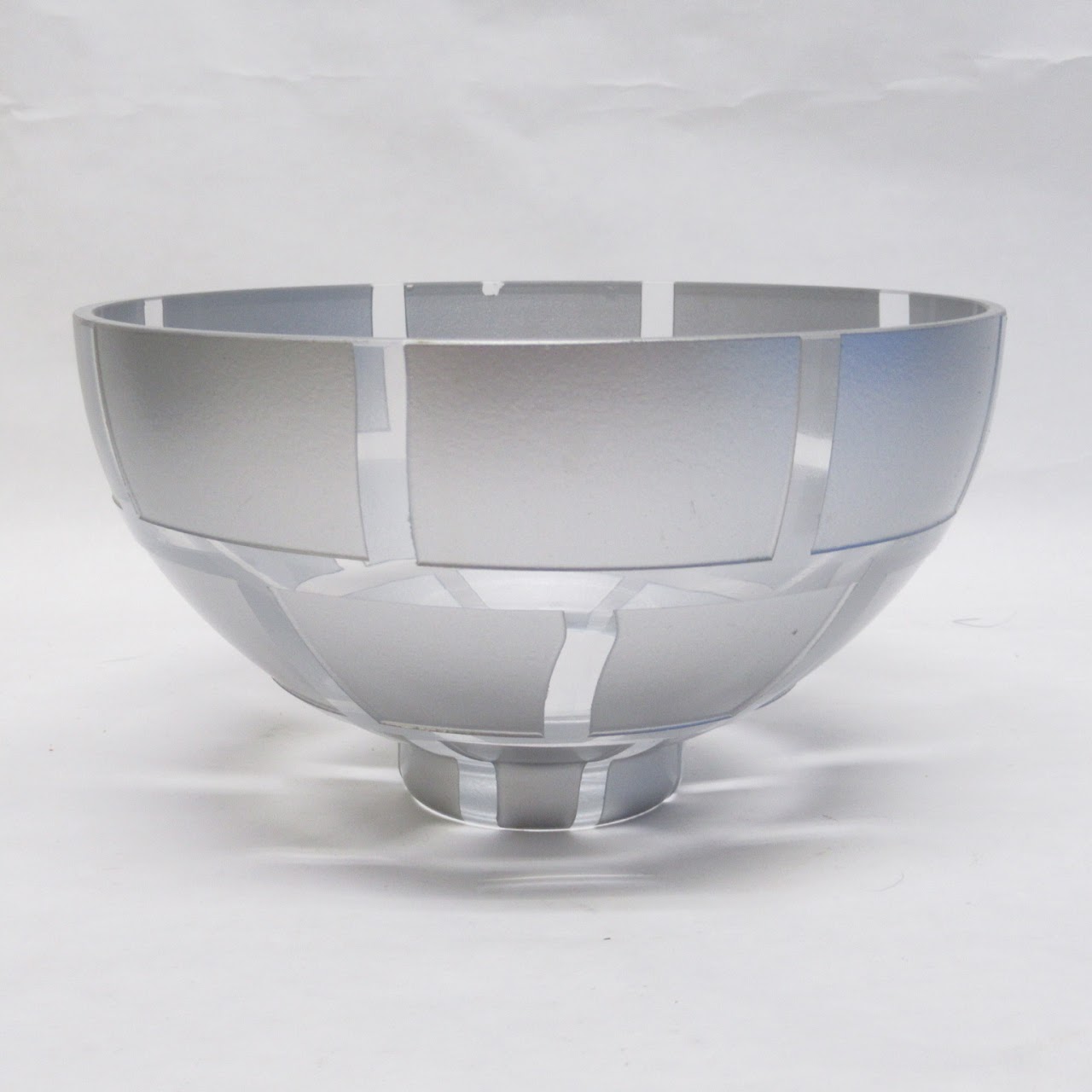 Badash Silver Painted & Crystal Bowl