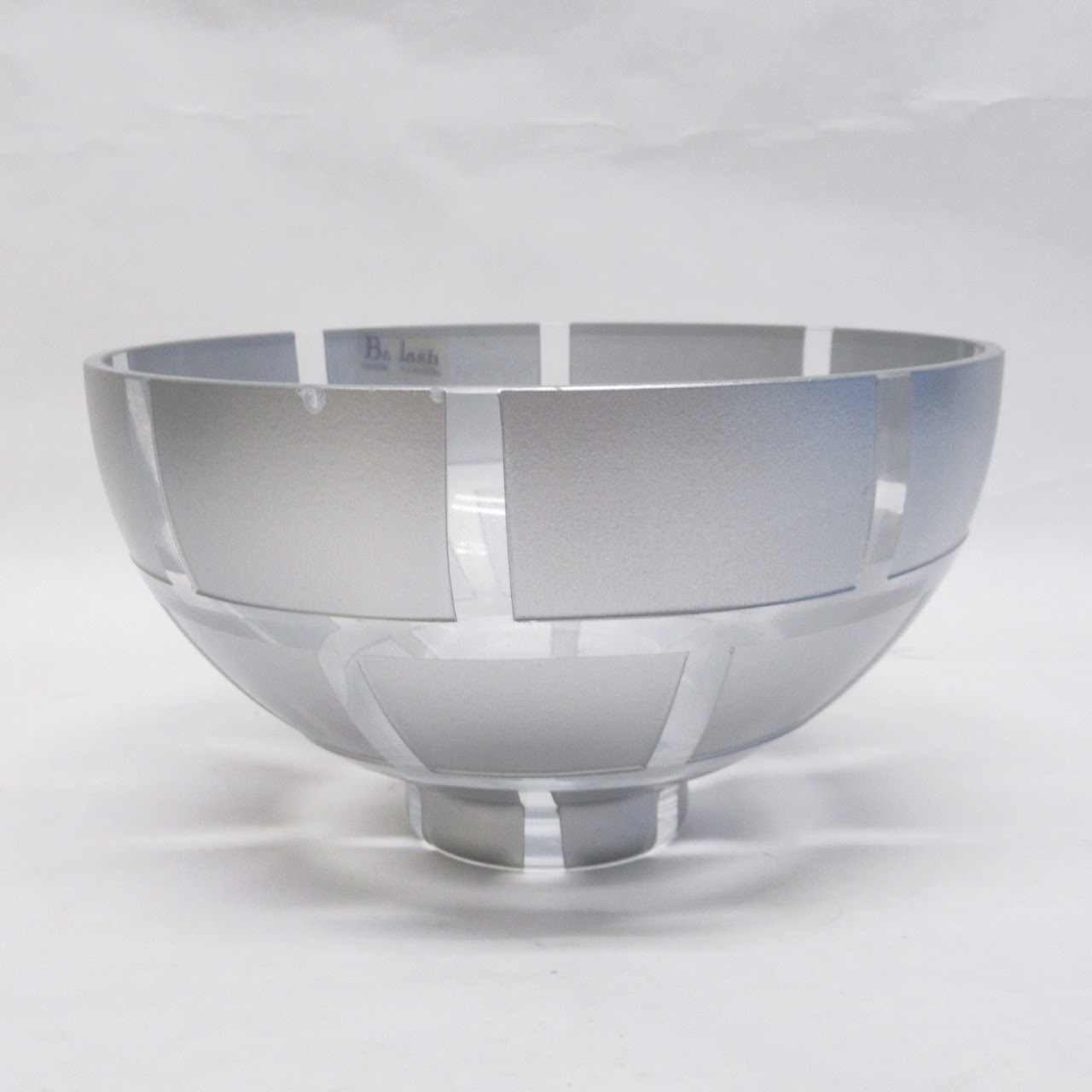 Badash Silver Painted & Crystal Bowl