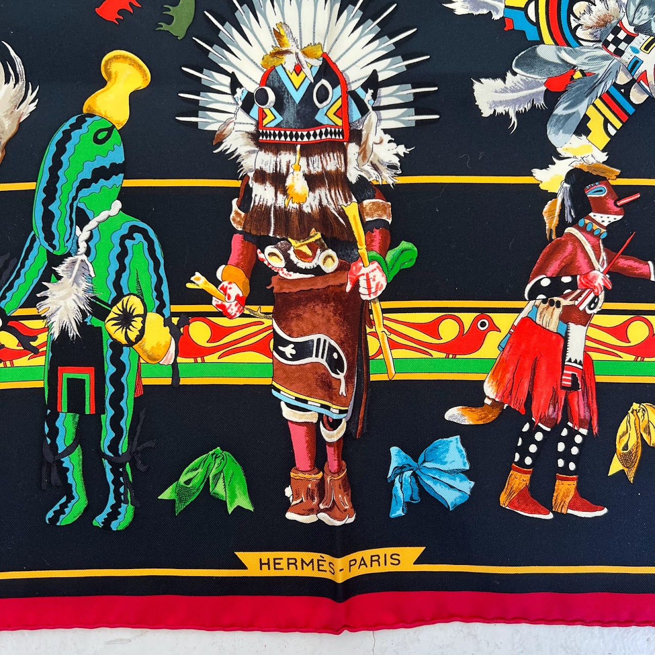 Hermès Kachinas Silk Scarf