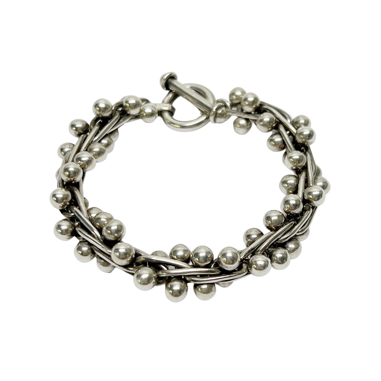 Sterling Silver 'DNA' Bracelet