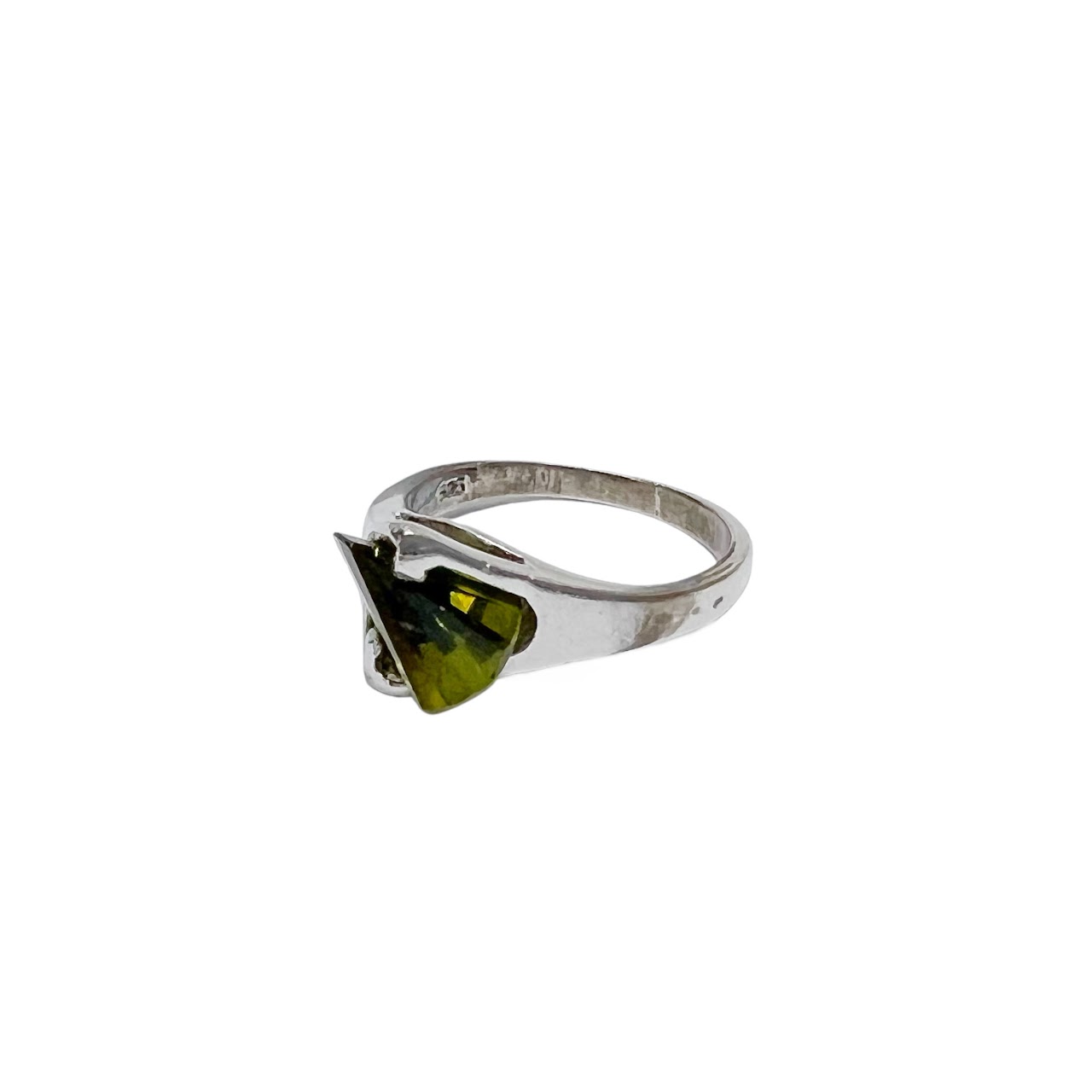 Sterling SIlver & Peridot Ring