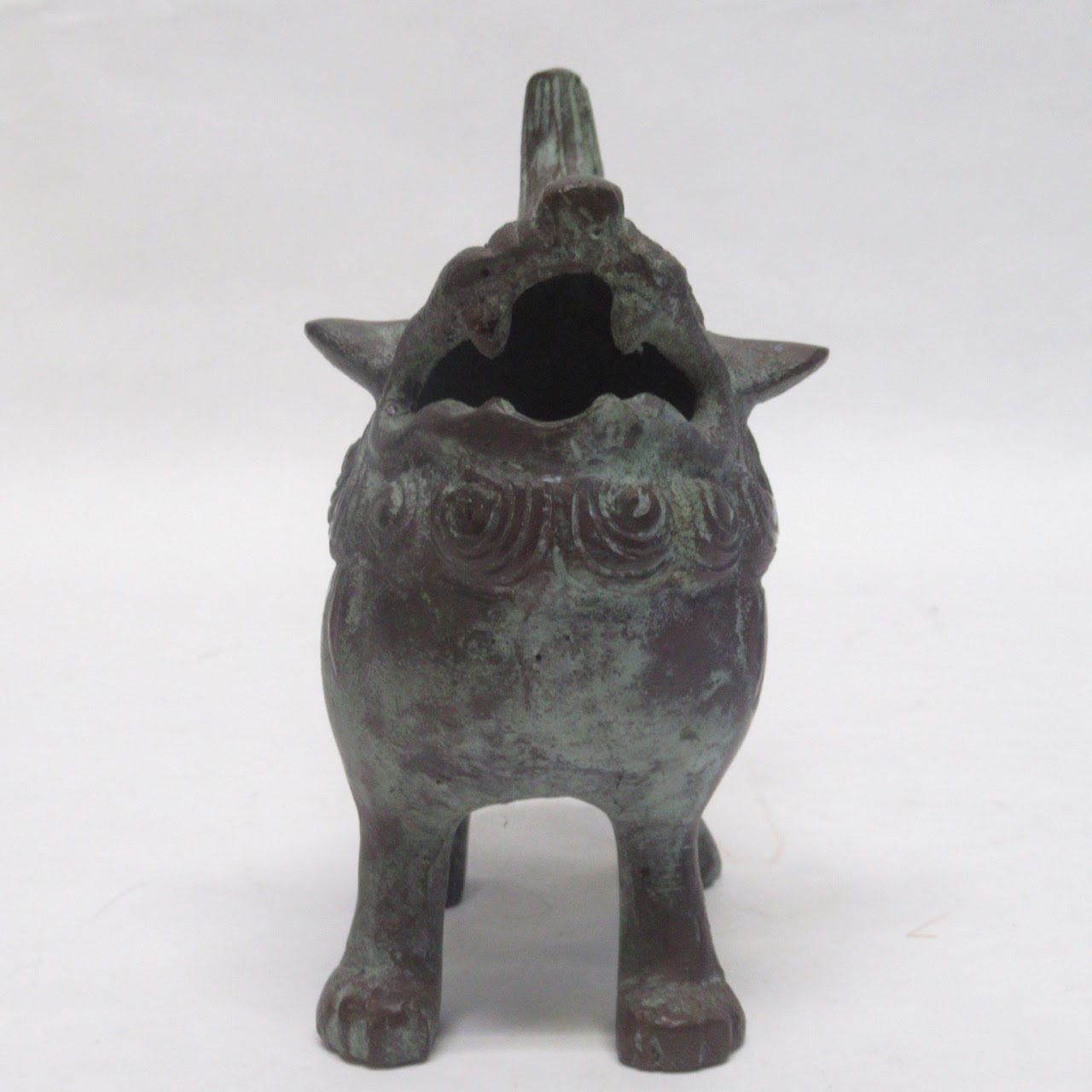 Bronze Foo Dog Mini Statue