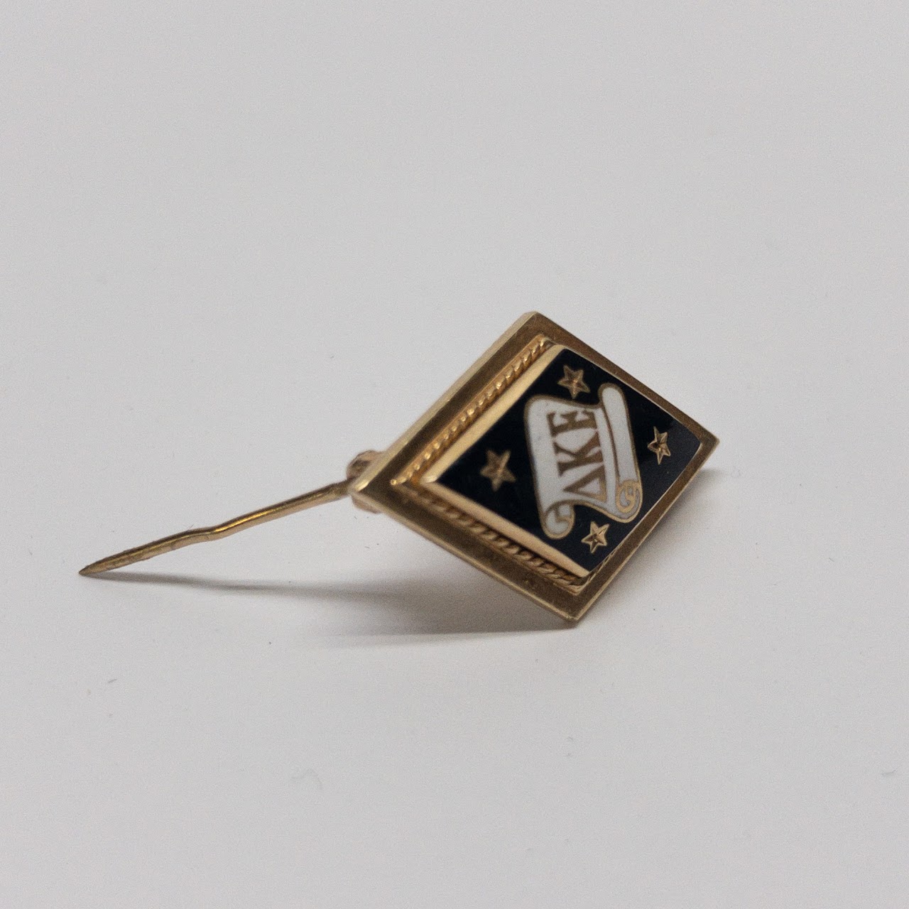 14K Gold Alpha Kappa Sigma (AKE) Fraternity Tie Pin