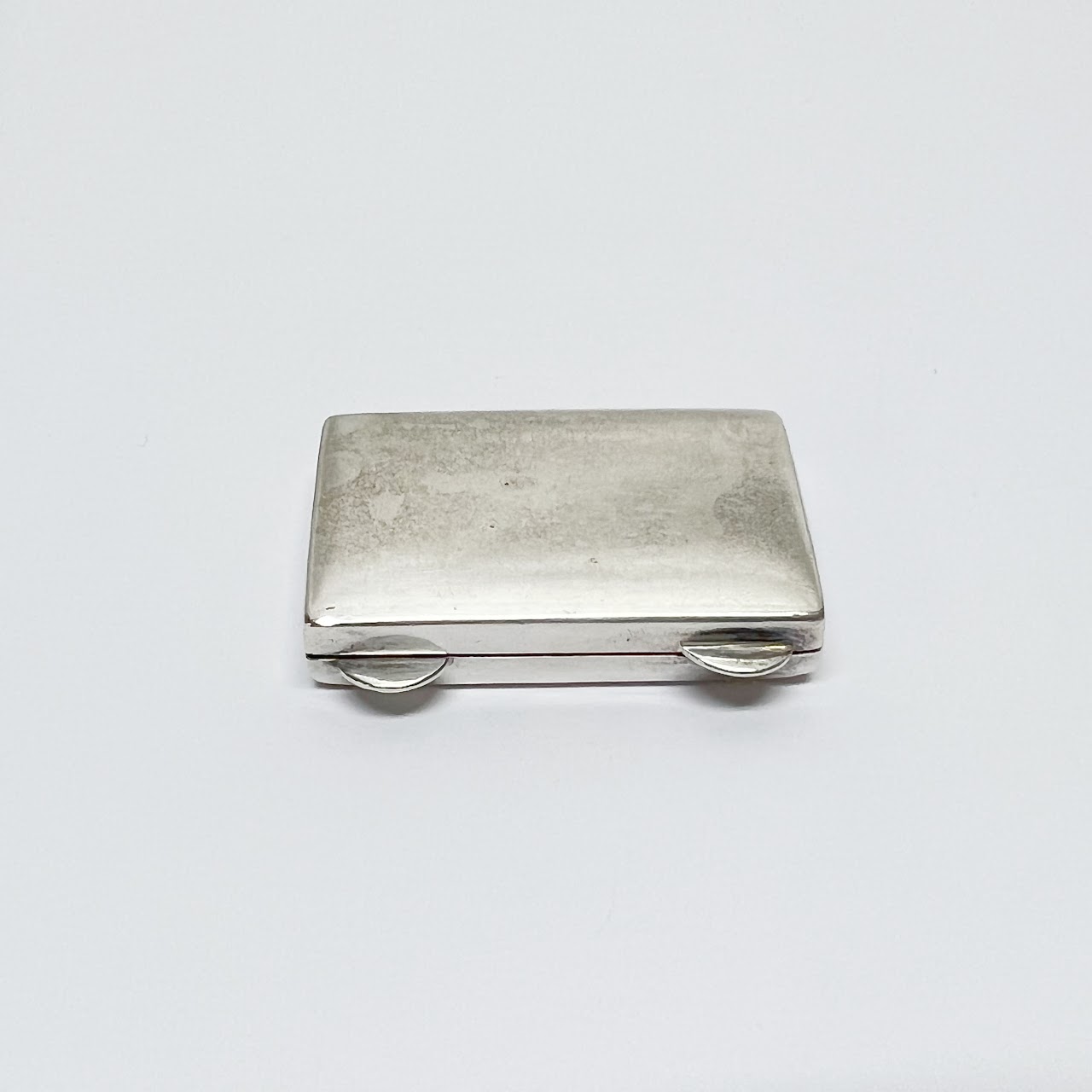 Sterling Silver Compact Pill Box