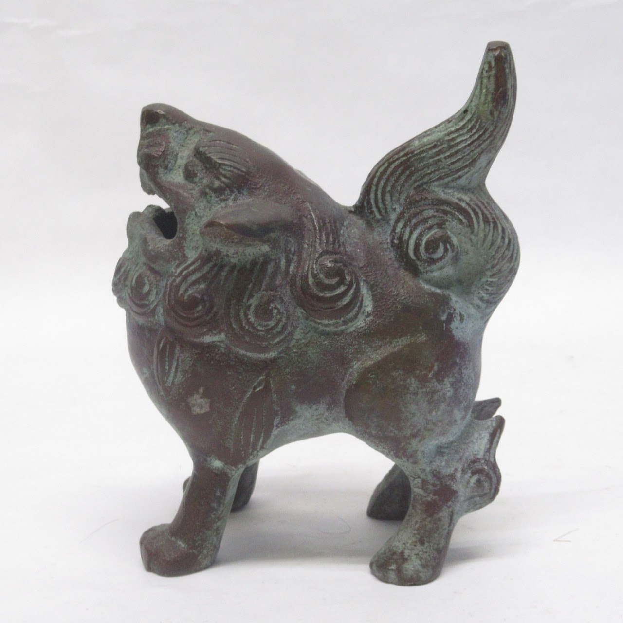 Bronze Foo Dog Mini Statue