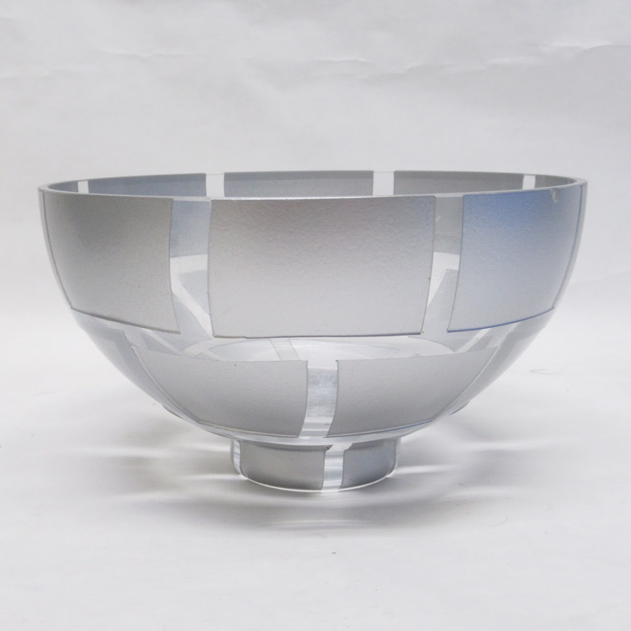 Badash Silver Painted & Crystal Bowl