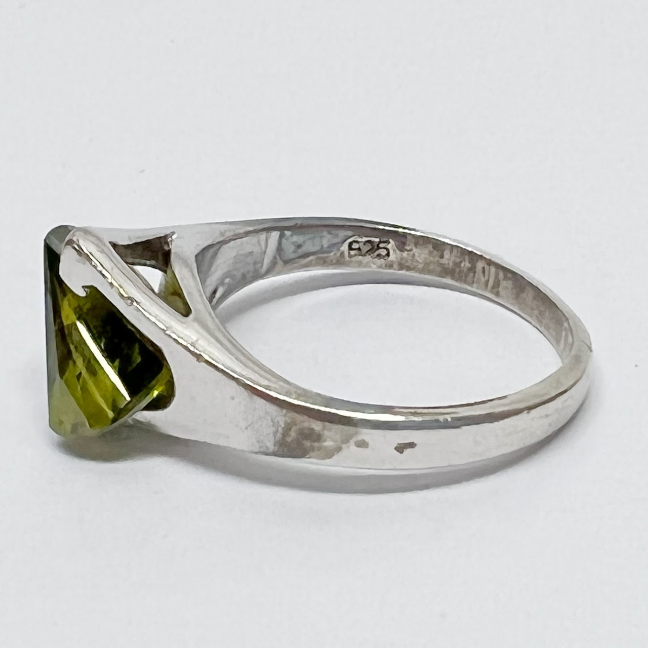 Sterling SIlver & Peridot Ring