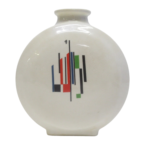 Signed Marek Cecula Hand Painted Ceramic Vase