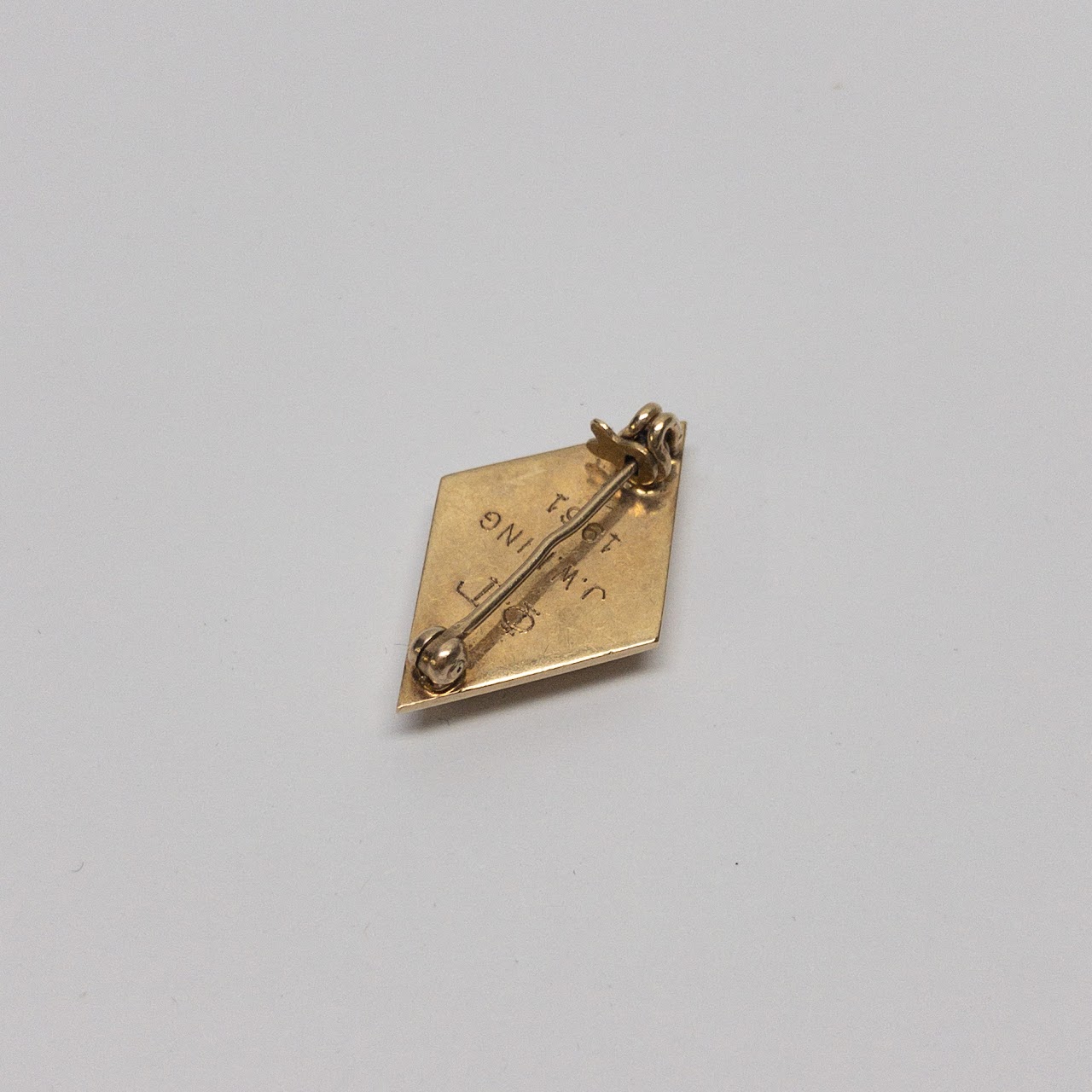 14K Gold Alpha Kappa Sigma (AKE) Fraternity Tie Pin