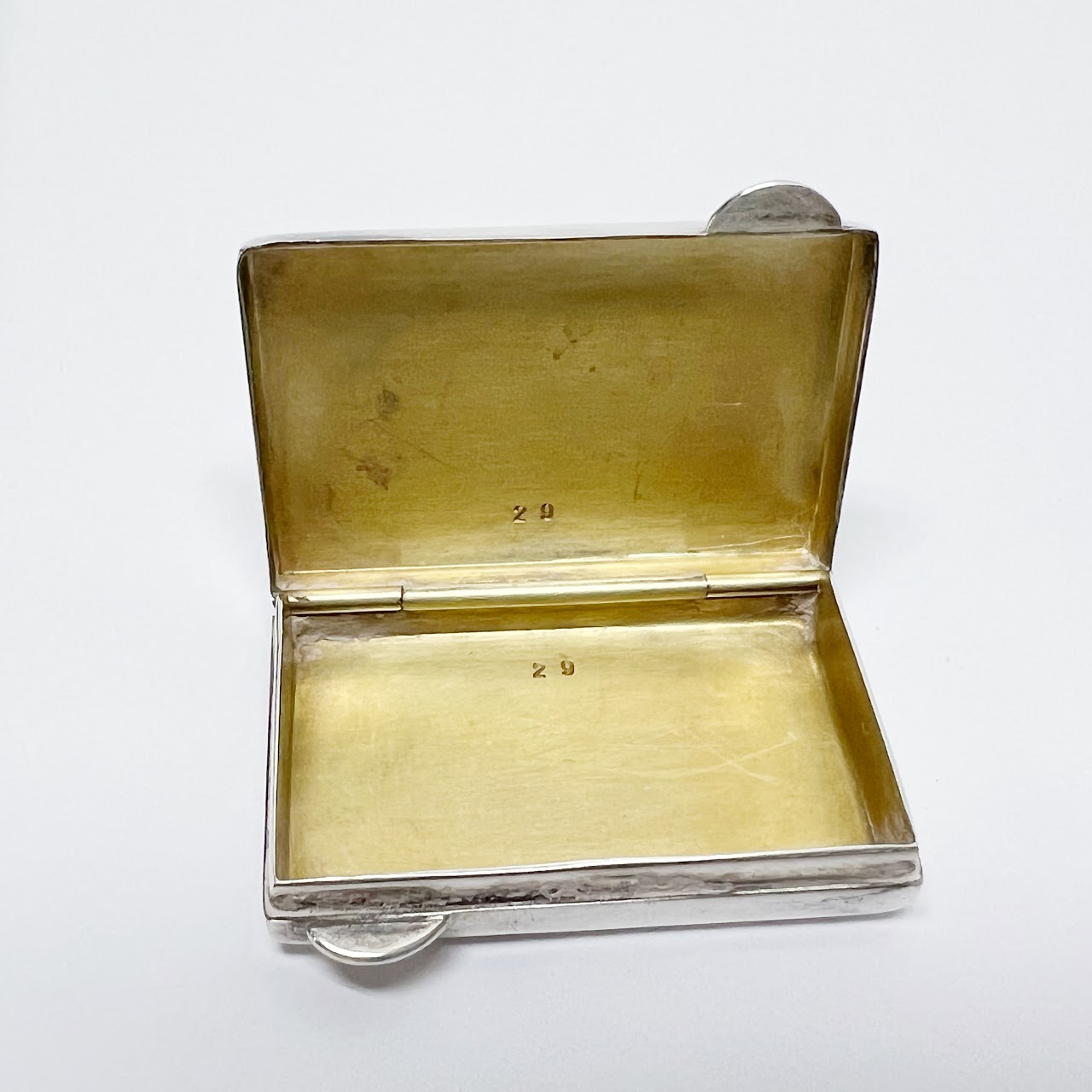 Sterling Silver Compact Pill Box