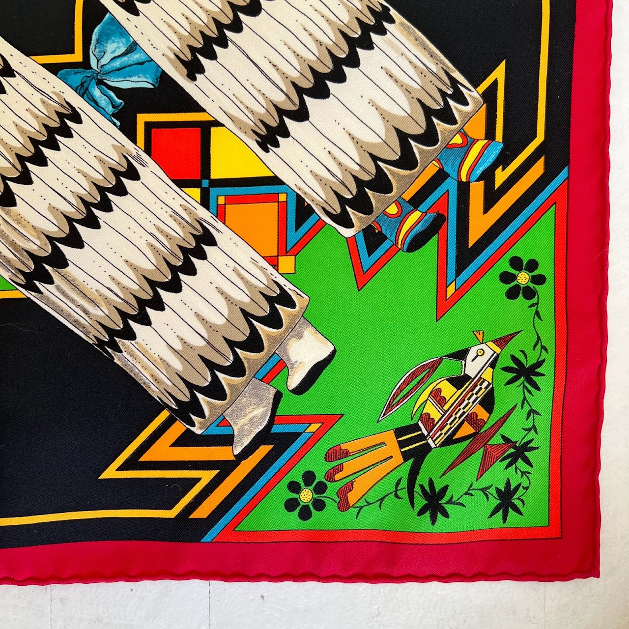 Hermès Kachinas Silk Scarf