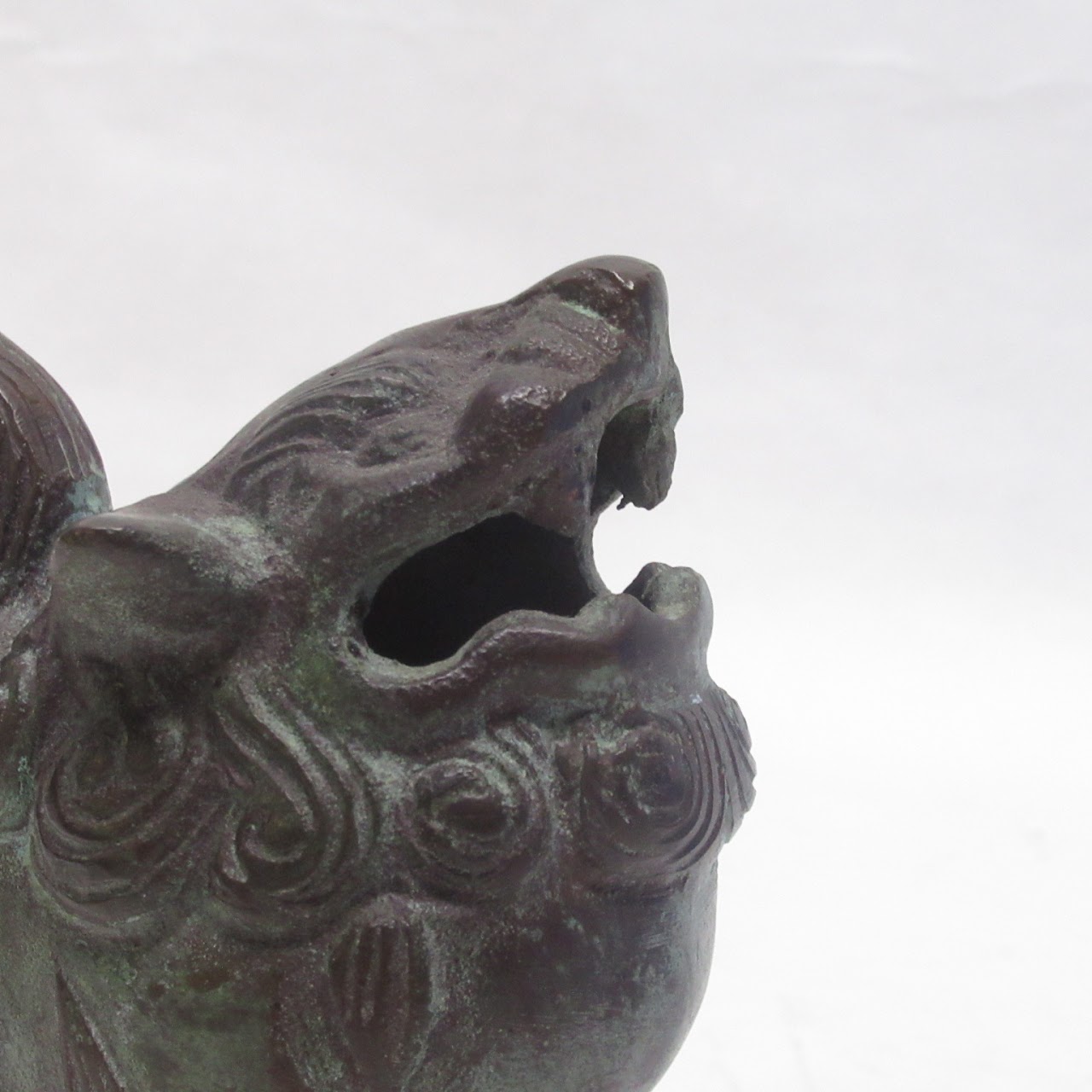 Bronze Foo Dog Mini Statue