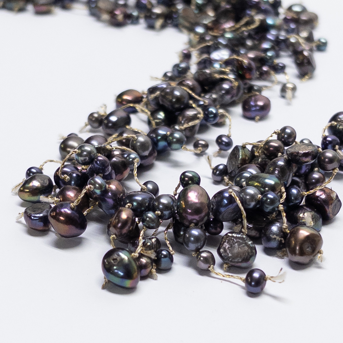 Black Freshwater Pearl Necklace