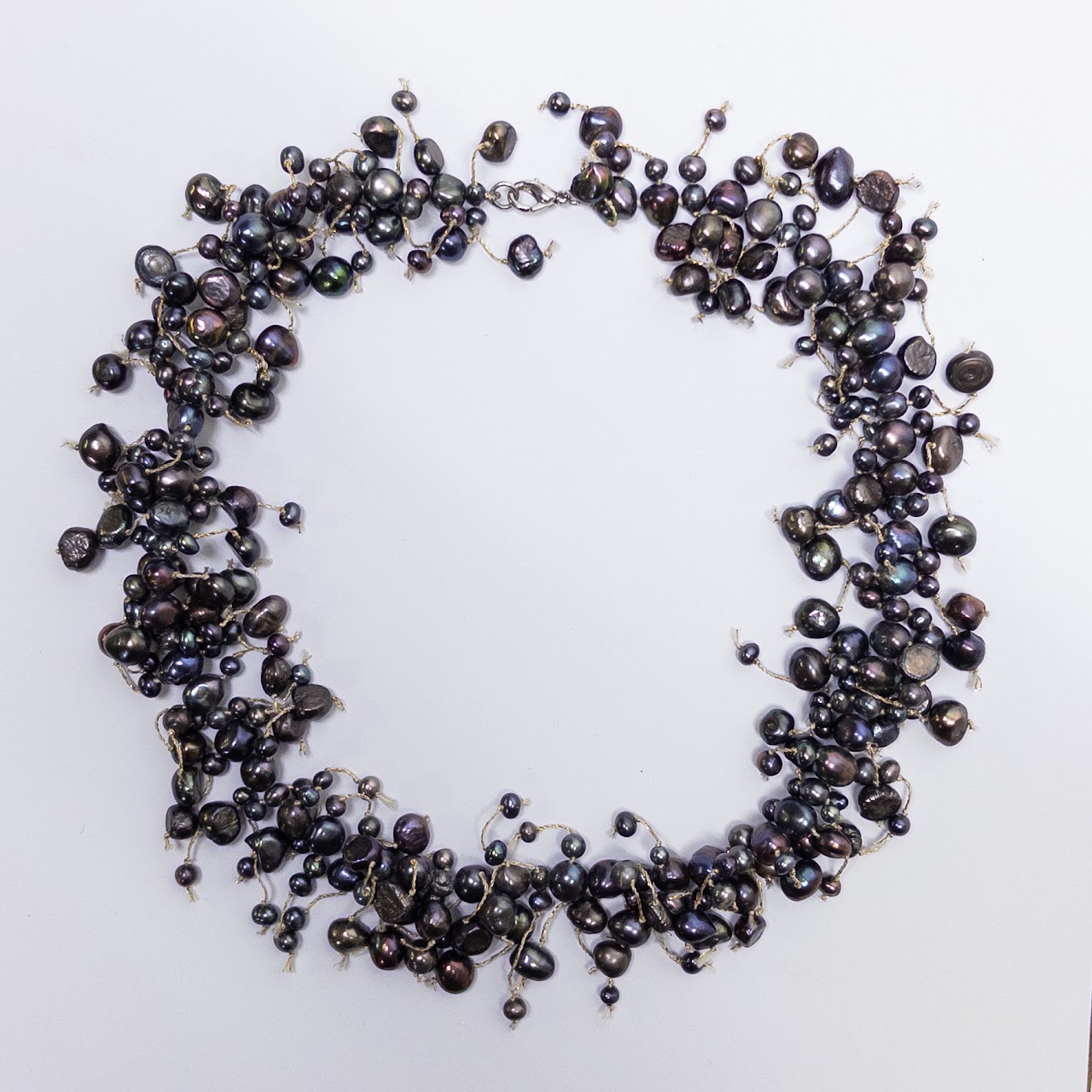 Black Freshwater Pearl Necklace